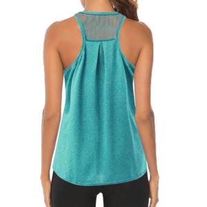 Camiseta ajustada sin mangas negra con cuello redondo para mujer, camiseta sin mangas de gran tamaño para mujer, chaleco deportivo para Fitness, camiseta sin mangas blanca informal - Product Image 6