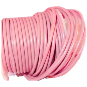 สายหนังวัวทรงกลมขนาด10มม. อุปกรณ์ทำเครื่องประดับ DIY ขนาดตั้งแต่1มม. ถึง8มม. - Product Image 1