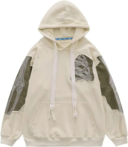 Sudadera con Capucha para Hombre, Sudadera con Capucha y Mascarilla, Sudadera con Bolsillo Canguro y Cordón Ajustable - Product Image 1
