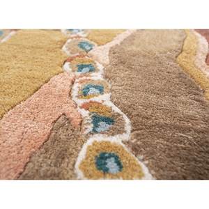 Alfombra de Lana y Viscosa Tejida a Mano Wild Wanderlust Ivory, Diseño Rectangular Abstracto con Estampado Animal para Sala de Estar, Pasillo, Hogar -Tra-15124 - Product Image 2