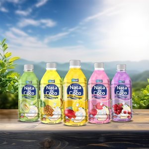 Jolly Jolly Nata De Coco Drink 320ml PET <b>Bottle</b> Tropical Fruit Flavors Free Design Free Sample Cheap Price Export Quality - Product Image 1