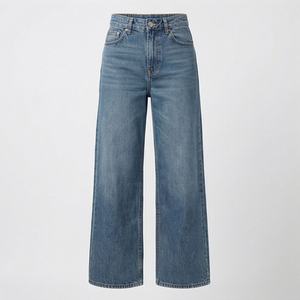 Women Lady Girls Hot Sale Fashion Summer Elegant Denim Pants Micro Mid Waist Jeans Trendy Stylish Premium Quality <b>Trousers</b> 2025 - Product Image 1