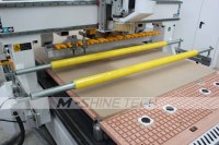 Ligne de production complète de portes en bois Jinan M-shine, routeur CNC 1530 pour la fabrication de portes en bois