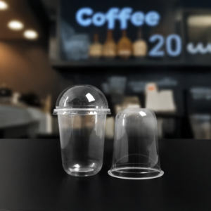 Vasos de plástico PP desechables de alta calidad 16/20/24oz estilo de pared simple tapa de 95mm para bebidas jugo batido Boba hecho en Vietnam - Product Image 6