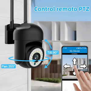 2 caméras de sécurité extérieures Wifi, vision HD, alarme, couleur noire, Dheot IP - Product Image 3