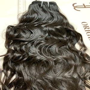 Extensiones de cabello humano de doble trama de máquina Cabello sin procesar - Product Image 1