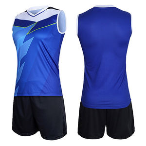 Nuevo estilo de secado rápido último diseño de uniforme de voleibol para los hombres con mangas con material de poliéster con sublimado nuevo diseño - Product Image 4