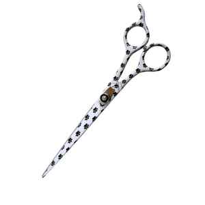 Ciseaux de coiffure professionnels à vente chaude avec manche fin en acier inoxydable, lame droite et pointe tranchante pour usage esthétique - Product Image 3