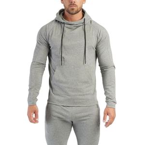 Vêtements de sport personnalisés pour hommes Fitness Pullover Regular Fit Sweats à capuche en coton polyester spandex French terry Slim Fit pour hommes - Product Image 3