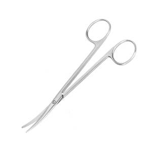 Ciseaux chirurgicaux droits à lame émoussée/manuelle en acier inoxydable pour pansements, utilisation en salle d'opération, certifiés CE ISO13485 Classe I - Product Image 4