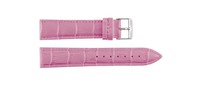Bracelet de montre classique en cuir rose 1306, haute qualité, 12-24 mm, unisexe, résistant à l'eau, respirant, logo personnalisé accepté