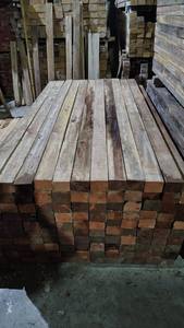 Haute qualité de qualité B qualité commerciale Laos teck bois scié bois doré brun blanc 215cm longueur propre coupe bûches pour portes - Product Image 5