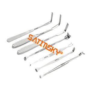 Instrument à double paupière Rétracteur de paupière Pochette à double dent Rétracteur nez intégré Cosmétique Fabriqué avec AISI 420 - Product Image 1