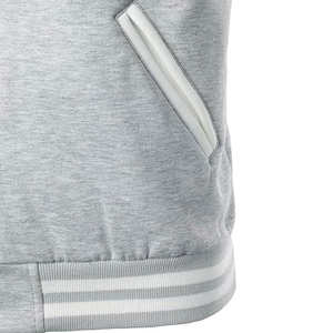 Veste universitaire pour homme en baseball noir tendance, imperméable, coupe-vent, à capuche, style streetwear, lettreman d'hiver - Product Image 4