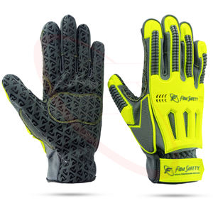 High Quality Impact Protective Custom Mechanic Gloves Anti-Vibration Enhanced Grip Daily Use Wholesale Synthetic Leather - Product Image 1