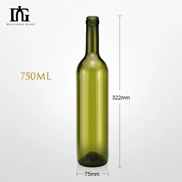 Werkspreis 500 ml 700 ml Großhandel individuelles Design exquisite geschnitzte Glasweinflasche