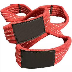 Customized <b>Weight</b> Lifting Wrist Straps Gym Support <b>Hand</b> Bar Grips Figure 8 Lifting Straps for Sale - Product Image 2