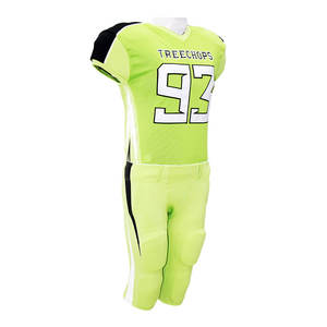 Uniforme de Fútbol Americano Personalizado 2025, 100% Poliéster, Transpirable, Antibacterial, de Secado Rápido, Opciones de Tallas Grandes en Venta - Product Image 2