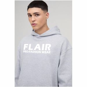 เสื้อมีฮู้ดแบบสวมหัวของผู้ชายผ้าคอตตอนออร์แกนิก100% โอเวอร์ไซส์ลายปักลูกปัดสำหรับฤดูหนาว - Product Image 4