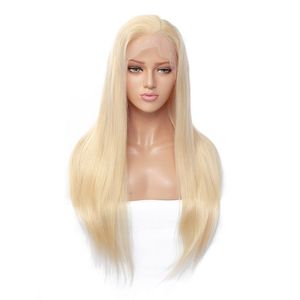 Wig depan renda Swiss rambut manusia Remy dalam nada Ombre 1B/613, tampilan alami & kualitas tinggi