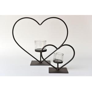 Bougeoir décoratif à finition antique pour l'éclairage et la décoration de la maison Ensemble de bougeoirs en métal Bougeoir élégant - Product Image 1