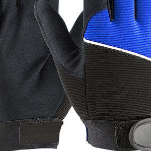 Último diseño de doble palma guantes de trabajo para el uso guantes de mecánico de cuero para la venta de diseño caliente guantes mecánicos de seguridad tamaño OEM - Product Image 6