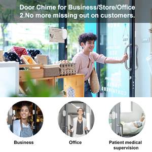 Sensor de Puerta Inalámbrico Daytech, Alarma, Recordatorio de Bienvenida para Visitantes de Tiendas, 55 Tonos de Llamada Seleccionables, 5 Niveles de Volumen Ajustables - Product Image 4