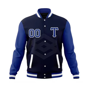 Chaqueta Letterman de Chenilla Bordada para Hombre, Más Vendida, Personalizada, con Cuello Alto, Transpirable, de Invierno, de la Mejor Calidad, Material Duradero - Product Image 3