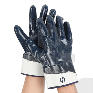 Gants de travail de sécurité avec logo personnalisé, gants antidérapants en cuir très résistants pour la construction et le soudage - Product Image 2