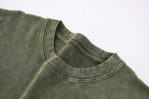 Venta al por mayor de ácido piedra lavado camiseta de alta calidad de gran tamaño de la camiseta logotipo personalizado lavado Vintage Camiseta para los hombres - Product Image 2