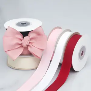 Ribbons Factory Price OEM Custom Sizes Brand Logo Personalized Satin Grosgrain Ribbon Custom Ribbon with Logo