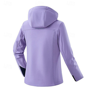 Veste de randonnée respirante en tricot pour femmes avec poches utilitaires, vêtements de sport légers et extensibles, vêtements softshell pour femmes - Product Image 5
