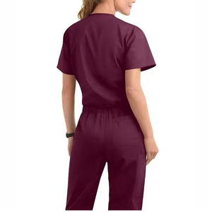 Uniformes de médico, uniformes médicos de enfermería, conjuntos de uniformes de clínica, camisetas de manga corta, pantalones, uniforme transpirable, logotipo personalizado OEM - Product Image 2