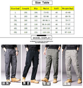 Pantalones Cargo de Cintura Alta para Senderismo y Actividades al Aire Libre, con Múltiples Bolsillos y Forro Polar, Pantalones Cargo de Trabajo al por Mayor - Product Image 6