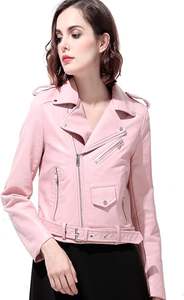 Men's Leather Biker Jacket Lapel Collar Zipper Breathable Full Sleeve Winter Motorcycle Team Jacket Customizable High Quality - Product Image 4