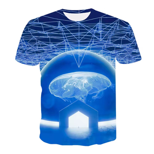Streetwear 2025 última camiseta de sublimación ropa de hombre nuevo estilo de verano moda Color sublimado camiseta para hombres - Product Image 1