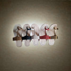 Nouvelles sandales Mojari pour hommes en cuir beige traditionnel, fabriquées à la main, semelle souple, à enfiler, Jutti, exportation d'artisanat indien, mode ethnique - Product Image 4