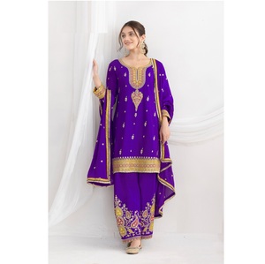 Nouvelle collection de salwar kameez pour femmes, tenue de tous les jours, salwar kameez indien avec travail de pierres à la main, salwar kameez pakistanais - Product Image 1