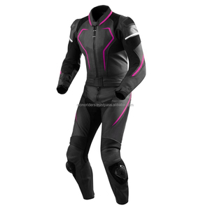 Combinaison de protection en cuir véritable pour moto et course automobile, haute durabilité, résistante à l'abrasion, respirante, coupe-vent, grande taille - Product Image 5