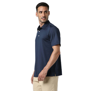 Camiseta Polo de alta calidad para hombre, algodón transpirable elástico sin costuras, estampado personalizado, patrón sólido, bordado, Logo, manga corta, OEM - Product Image 2