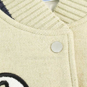 Chaqueta de Invierno para Hombre, Diseño Moderno, Cuello Alto, Logotipo Frontal, Transpirable, Ecológica, de Algodón/Lana, Talla Grande - Product Image 5