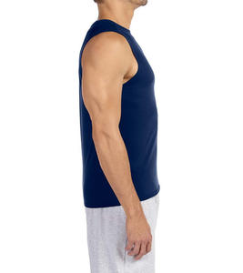 T-shirts sans manches pour hommes en gros en Chine, production en vrac, impression personnalisée, service OEM, débardeurs - Product Image 2