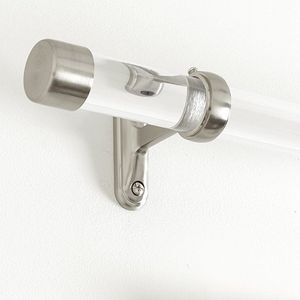 Decorative <b>clear</b> <b>acrylic</b> curtain bracket for stunning interiors with premium grade finish and excellent durability - Product Image 3