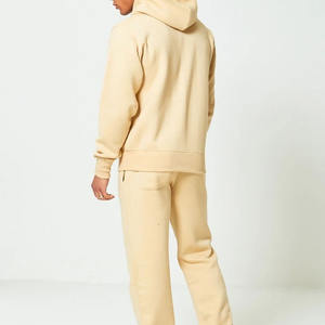 Wholesale Custom 100% Polyester Cotton Printed Technics Heavyweight <b>Zip</b>-<b>Up</b> Tracksuit Set for Men Solid Pattern Design - Product Image 5