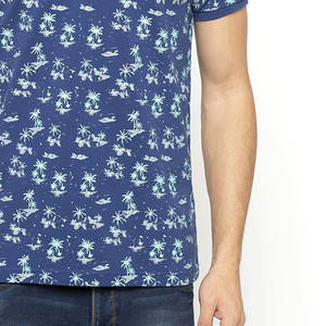 Hombres de alta calidad para Polos de manga corta transpirable totalmente personalizado Logo impreso liso en blanco suelto ajuste manga corta alta - Product Image 6