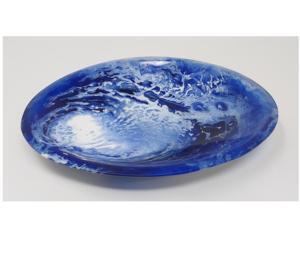 Plat de service unique en résine indienne polie fait à la main, bol décoratif durable et écologique pour les fêtes, passe au lave-vaisselle - Product Image 4