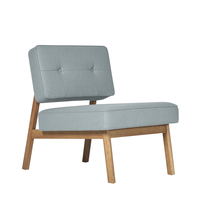 Chaises de salle à manger modernes grises colorées, repose-bras en velours, chaise de salle à manger de Restaurant avec pieds en bois de teck, vente en gros