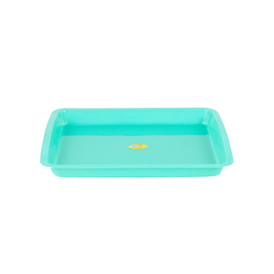 Plateau de préparation alimentaire en plastique incassable, large et plat, rectangulaire, pour service domestique, cantine, restaurant, plateau utilitaire - Product Image 2