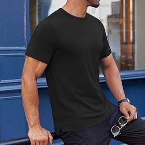T-shirt à manches courtes pour homme, 100% coton, écologique, respirant, personnalisable, Tech 2.0 - Product Image 6