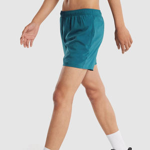 Pantalones Cortos Personalizables de Estilo Callejero para Gimnasio, Pantalones Cortos Transpirables de Algodón Antiarrugas para Correr, Playa, Diseño Sólido, Verano, 2017 - Product Image 4
